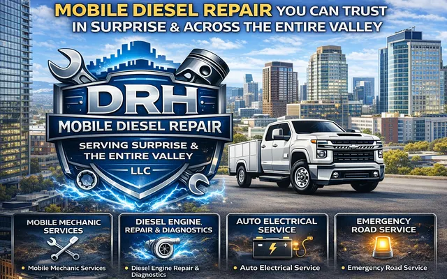 Photo of DRH Mobile Diesel Repair LLC, an auto repair shop in Surprise, AZ