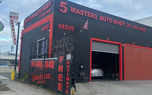 Photo of 5 MASTERS AUTO BODY, an auto repair shop in Panorama City, CA