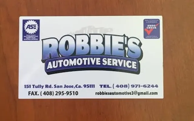 Photo of Robbies Automotive Service and Repair, an auto repair shop in San Jose, CA