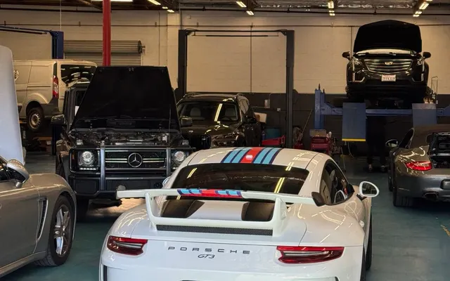 Photo of Greg’s Porsche, Audi, BMW, Mercedes and Mini Repair, an auto repair shop in San Carlos, CA