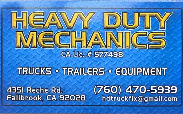 Photo of Heavy Duty Mechanics, an auto repair shop in Fallbrook, CA