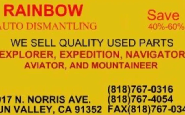Photo of Rainbow Auto Dismantling & Repair, an auto repair shop in Sun Valley, CA