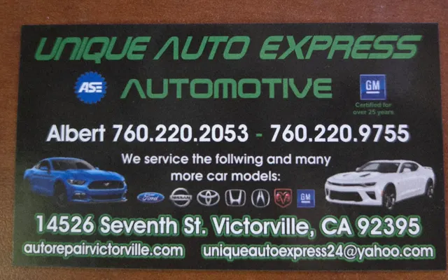 Photo of UNIQUE AUTO EXPRESS, an auto repair shop in Victorville, CA