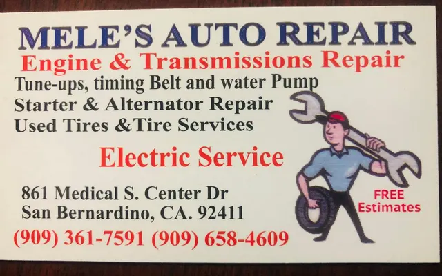 Photo of Mele's Auto Repair, an auto repair shop in San Bernardino, CA