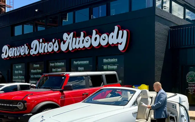 Photo of Denver Dino’s Auto Body & Repair, an auto repair shop in Denver, CO