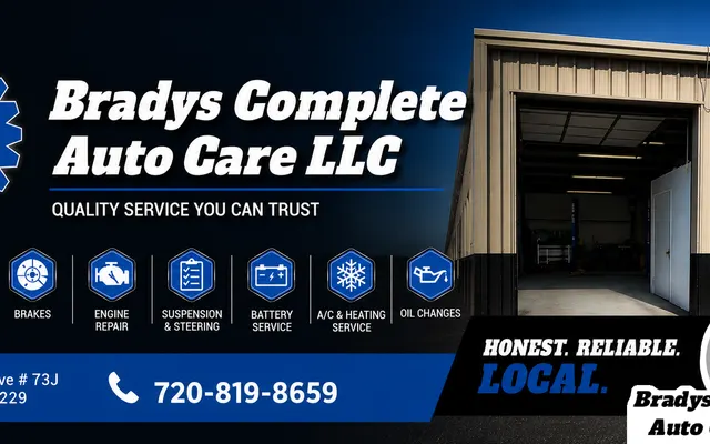 Photo of Bradys Complete Auto Care LLC, an auto repair shop in Thornton, CO