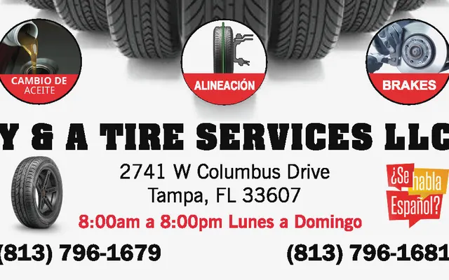 Photo of Y&A tire services, an auto repair shop in Tampa, FL