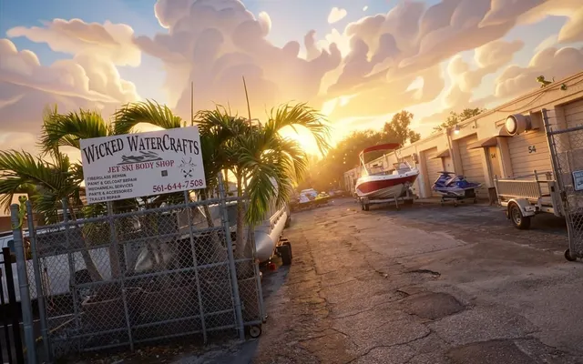Photo of Wicked Watercrafts - Jet Ski Body Shop, an auto repair shop in West Palm Beach, FL