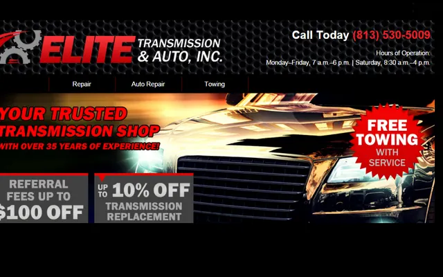 Photo of Elite Transmission & Auto, an auto repair shop in Brandon, FL