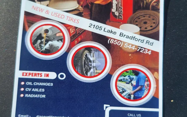 Photo of Discount Tire And Auto Repair LLC, an auto repair shop in Tallahassee, FL