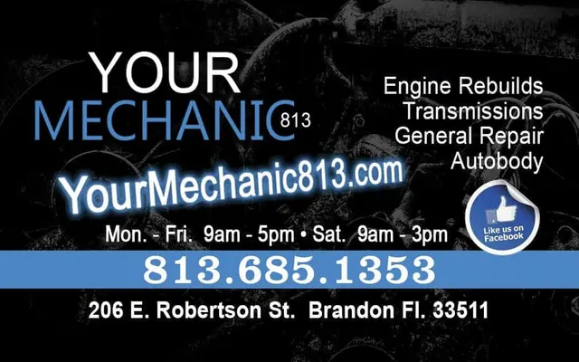 Photo of YOUR MECHANIC 813, an auto repair shop in Brandon, FL