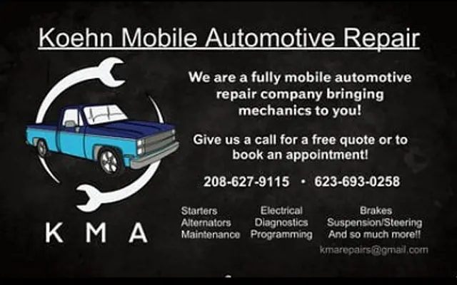 Photo of Koehn Mobile Automotive Repair, an auto repair shop in Bonners Ferry, ID
