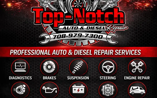 Photo of Top-Notch Auto & Diesel Repair, an auto repair shop in Bridgeview, IL