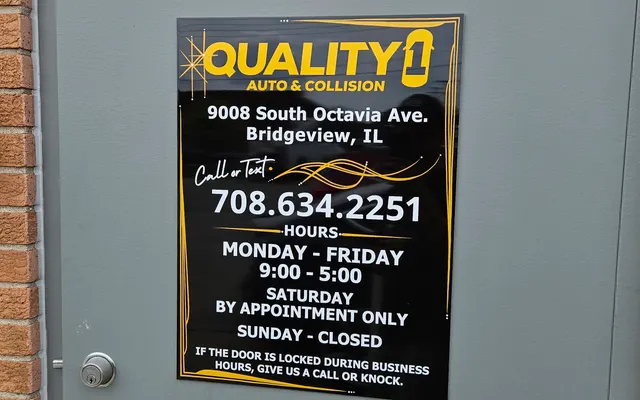 Photo of Quality 1 Auto and Collision, an auto repair shop in Bridgeview, IL