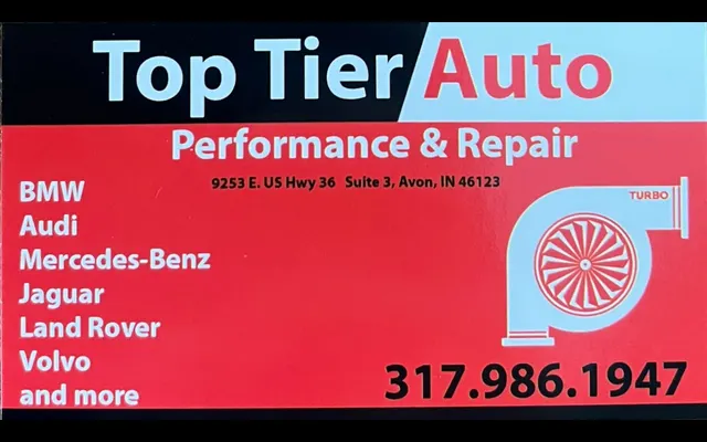 Photo of TOP TIER AUTO, an auto repair shop in Avon, IN