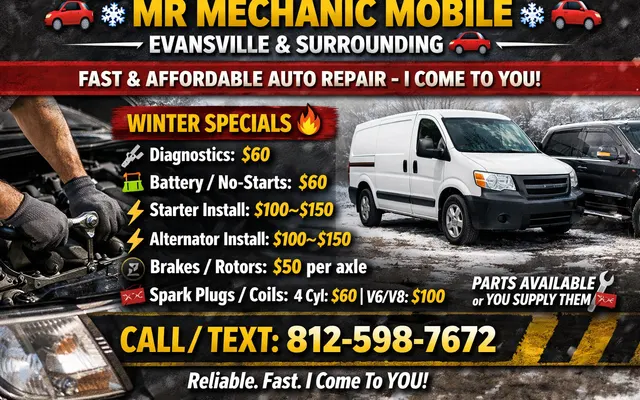 Photo of Mr mechanic mobile, an auto repair shop in Evansville, IN