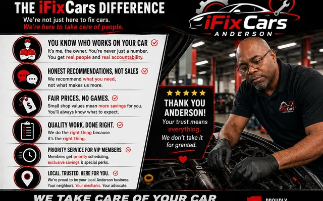 Photo of I Fix Cars mobile mechanic service, an auto repair shop in Anderson, IN