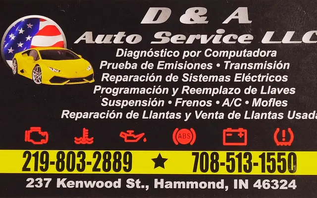 Photo of D & A AUTO SERVICES LLC, an auto repair shop in Hammond, IN
