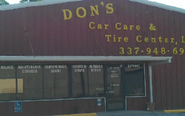Photo of Don's Car Care & Tire Center, an auto repair shop in Opelousas, LA