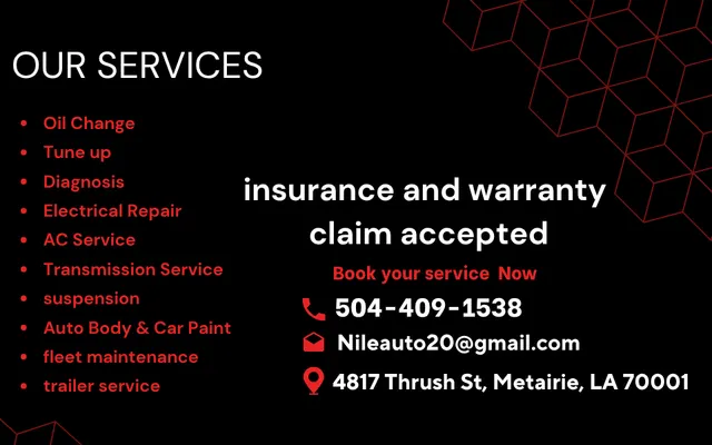 Photo of Nile Auto, an auto repair shop in Metairie, LA