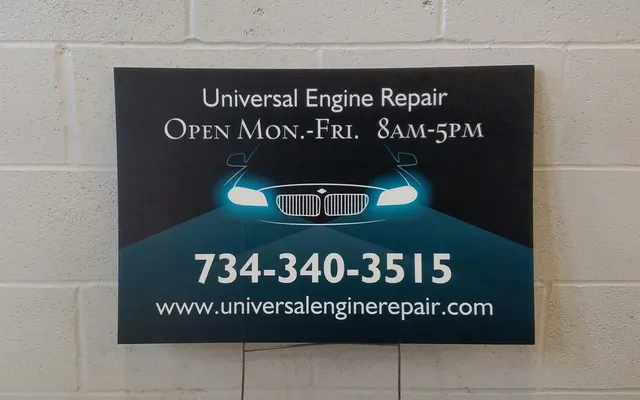 Photo of Universal Engine Repair, an auto repair shop in Ypsilanti, MI
