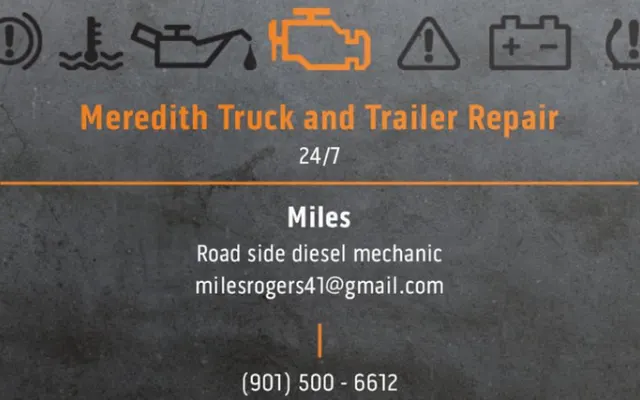 Photo of Meredith Truck and Trailer Repair - Truck/Trailer Roadside Repair, an auto repair shop in Byhalia, MS