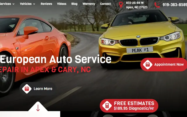 Photo of Peak Auto, an auto repair shop in Apex, NC