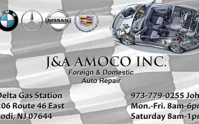 Photo of J & A Amoco Inc., an auto repair shop in Lodi, NJ