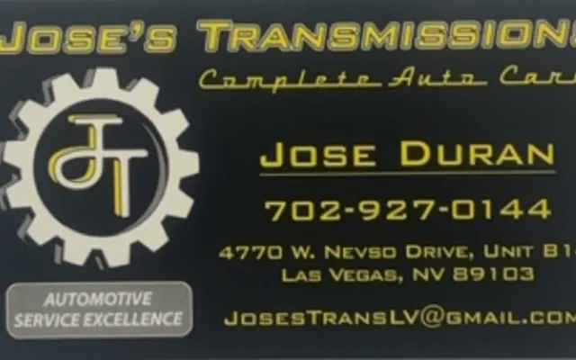 Photo of Jose's Transmissions, an auto repair shop in Las Vegas, NV