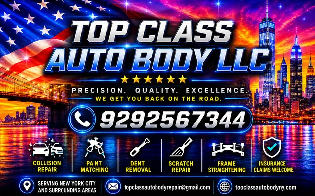 Photo of Top Class Auto Body, an auto repair shop in Bronx, NY