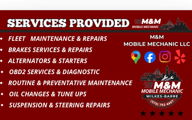Photo of M&M Mobile Mechanic, an auto repair shop in Wilkes-Barre, PA