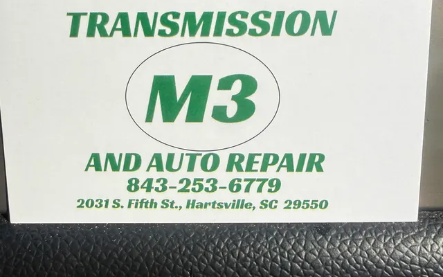 Photo of M3 Transmission & Auto Repair, an auto repair shop in Hartsville, SC