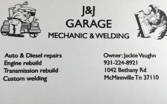 Photo of J & J Garage, an auto repair shop in McMinnville, TN