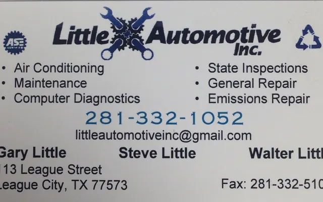 Photo of Little Automotive Inc, an auto repair shop in League City, TX