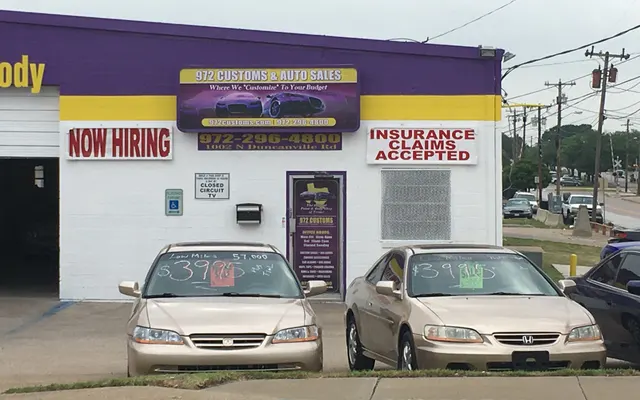 Photo of 972 Customs Paint, Collision, & Auto Sales Centers, an auto repair shop in Duncanville, TX