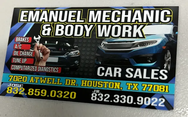 Photo of Emanuel Mechanic Shop & Body Shop LLC., an auto repair shop in Houston, TX