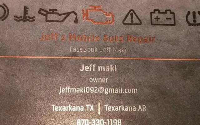 Photo of Jeff's Mobile Auto Repair, an auto repair shop in Nash, TX
