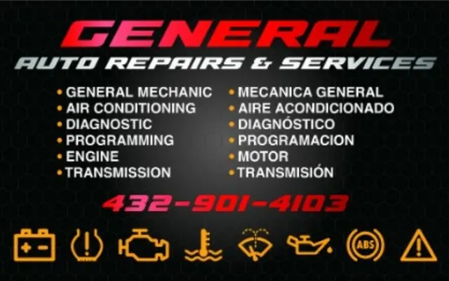 Photo of General Auto Repairs & Services llc, an auto repair shop in Midland, TX