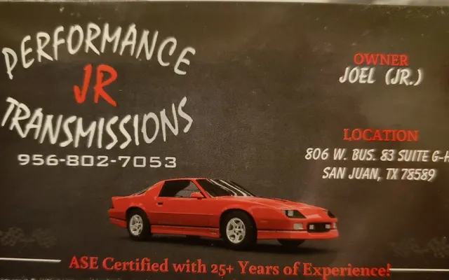Photo of Jr Performance Transmission, an auto repair shop in San Juan, TX