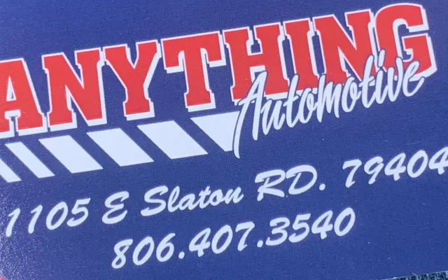 Photo of Anything Automotive, an auto repair shop in Lubbock, TX