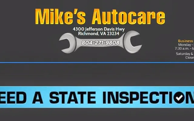 Photo of Mike's AutoCare, an auto repair shop in Richmond, VA