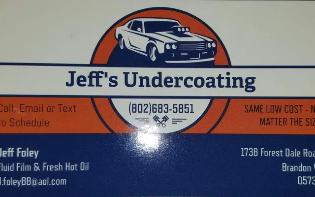 Photo of Jeff's Undercoating Inc, an auto repair shop in Brandon, VT