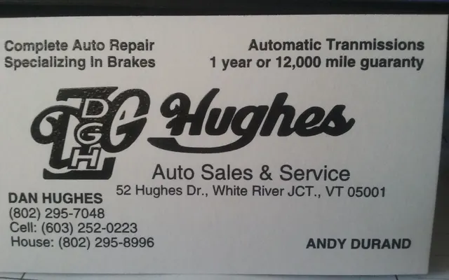 Photo of D G Hughes Auto Sales & Service, an auto repair shop in White River Junction, VT