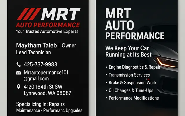 Photo of Mrtautoperformance, an auto repair shop in Lynnwood, WA