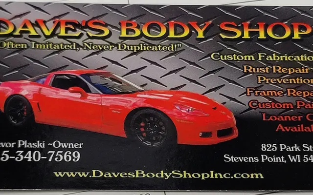 Photo of Dave's Body Shop II Inc, an auto repair shop in Stevens Point, WI